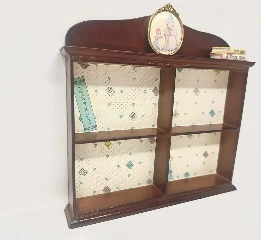 Wooden Fairytale Apothecary Shelf - “ Memories Of Yesterday “ by Enesco 1993